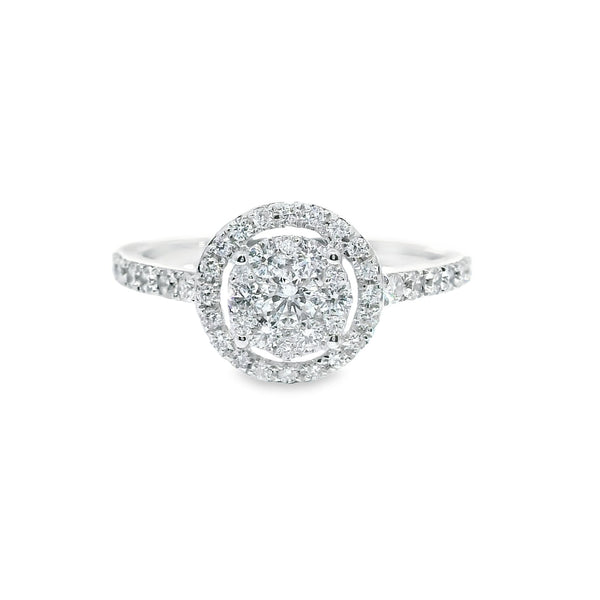 Diamond Bouquet Engagement Ring