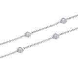 Addessi Diamond Station Necklace