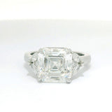 Royal Asscher Diamond Ring- Client Project
