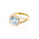 Sky Blue Topaz Ring