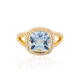 Sky Blue Topaz Ring