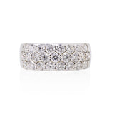 Three Row Diamond Band
