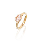 Oval Morganite Ring