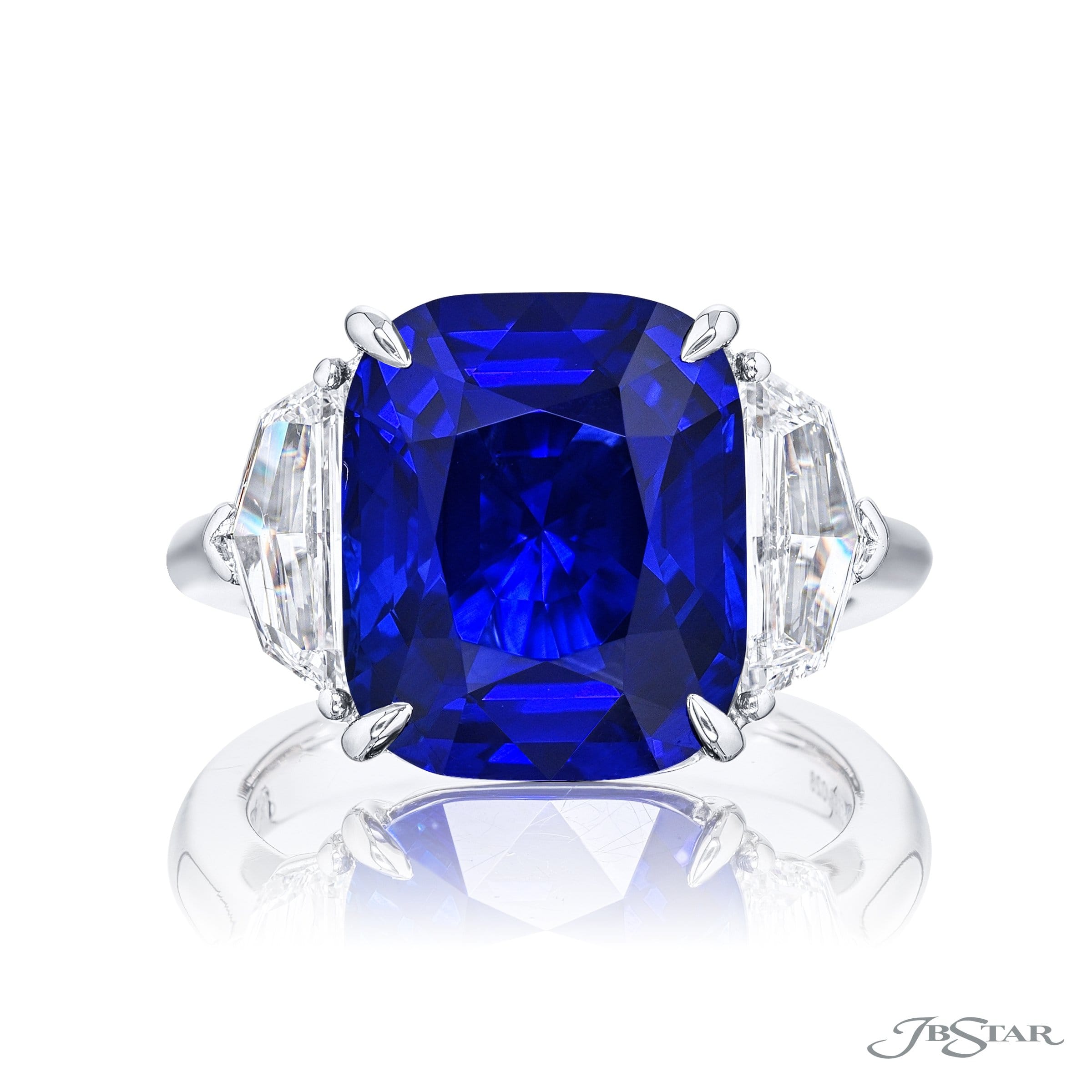 Magnificent 11 Carat Sapphire and Diamond ring