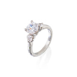 Round Brilliant Three Stone Diamond Ring