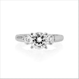 Round Brilliant Three Stone Diamond Ring