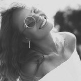 Graduated Diamond Drop Earrings