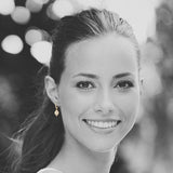 Rose Gold and Diamond Drop Earring