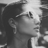 Diamond Hoop Earrings