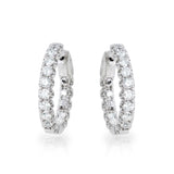 Inside Out Huggie Hoop Earrings