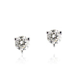 Diamond Stud set in 1n 18kt gold martini setting.  .33ctw, J-K color