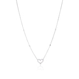 Mini heart pendant with diamonds. 50cttw.