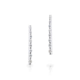 Straight Raindrop Diamond Earrings