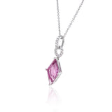 Necklace with Diamonds & Color