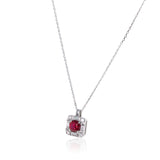Ruby and Diamond pendant
