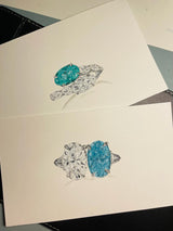 Paraiba Tourmaline & Diamond Set