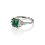 Colombian Emerald & Diamond Ring