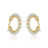 Baby Akoya Pearl Hoop Earrings