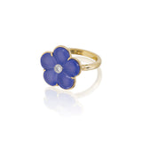 Blue Fiore Ring