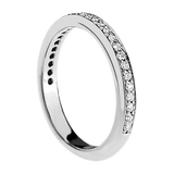 Rounded Petite Pave Diamond Band