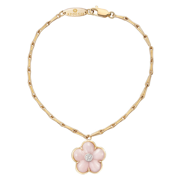 Pink Opal Fiore Charm Bracelet