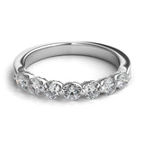 Seven-Stone Royal Prong Diamond Band