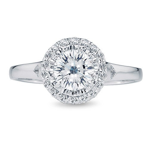 Crisscut Diamond Engagement Ring 4