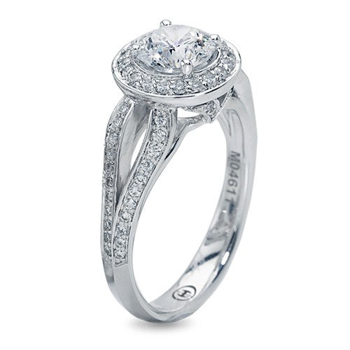 Crisscut Diamond Engagement Ring 3