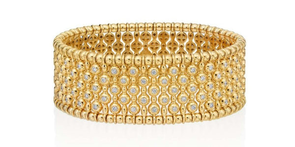 Hulchi Belluni Tresore Velvet Bezel Bracelet