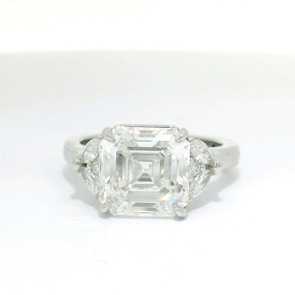 Royal Asscher Diamond Ring- Client Project