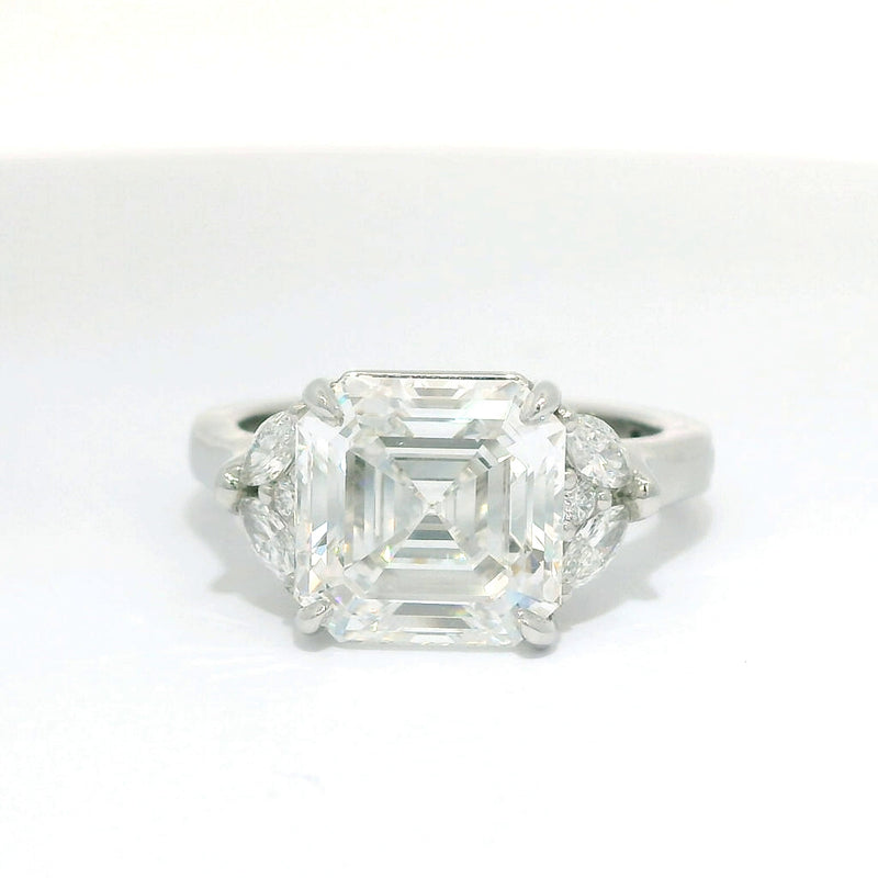 Royal Asscher Diamond Ring- Client Project