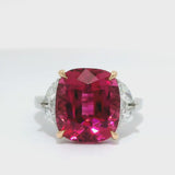 Rubelite Tourmaline & Diamond Ring