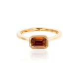 Citrine and Rose Gold and diamonds