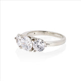sample mtgs w/cz only approx 1.50ct & 2 @ .75ct each