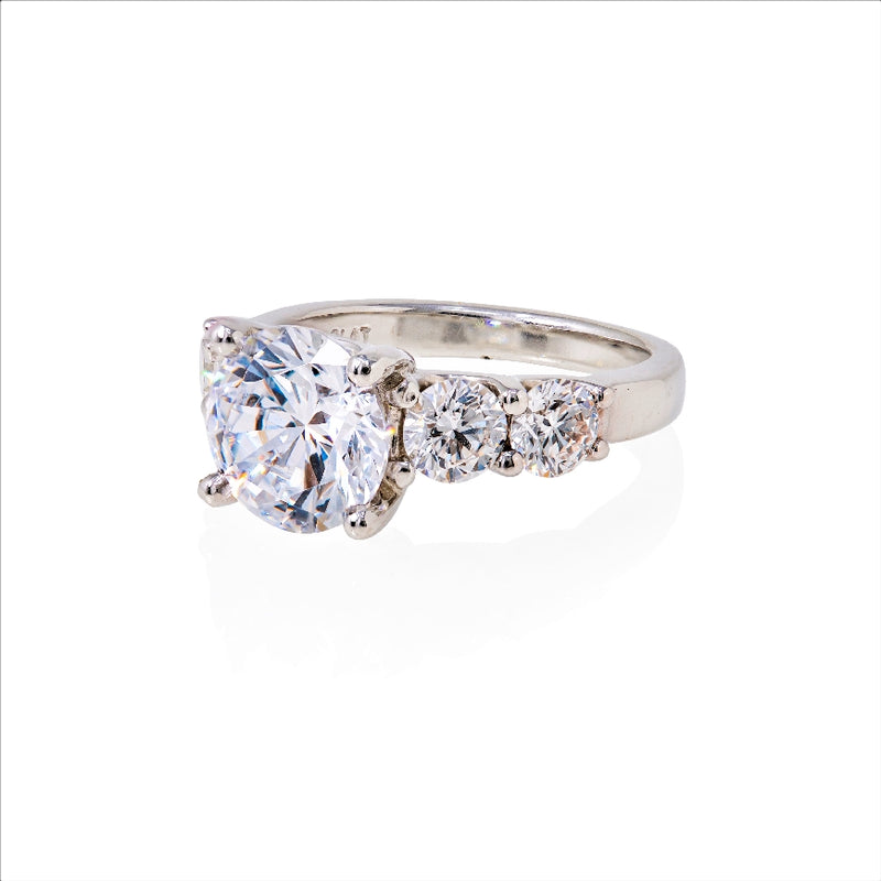 ENGAGEMENT RINGS: Diamond & Platinum 5 Stone Ring | Max Diamonds | Bespoke  Jeweler London | Wedding Rings