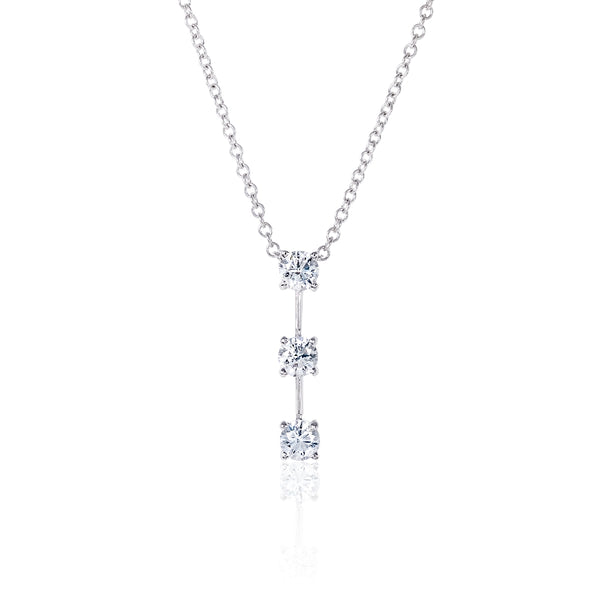 Triple Diamond Pendant