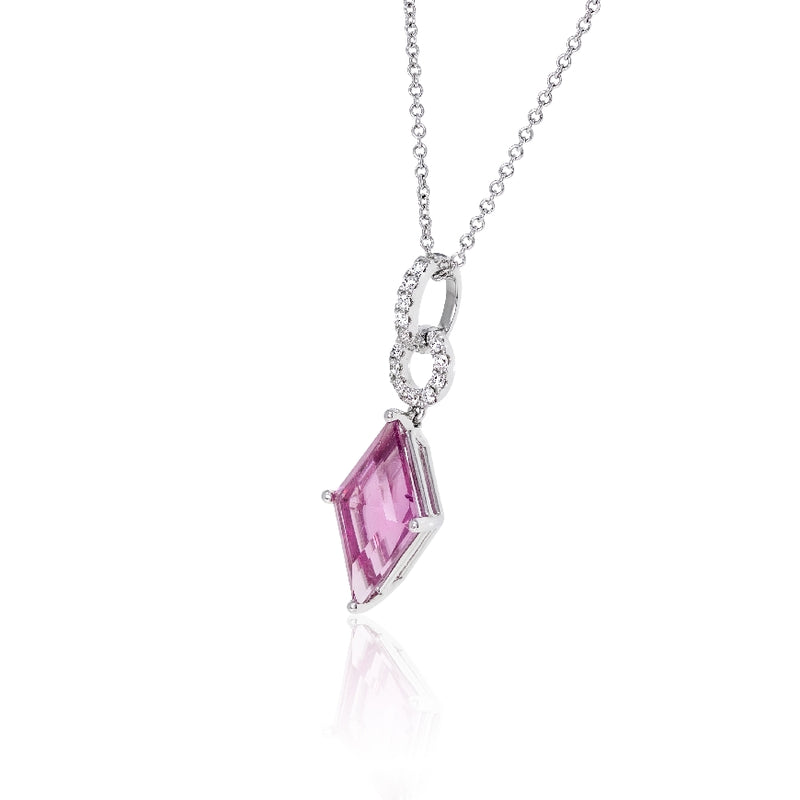 Necklace with Diamonds & Color