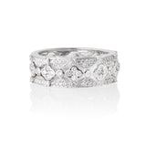 Diamond Stackable 18kt White Gold Ring
