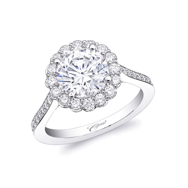 Sweet And Elegant Engagement Ring
