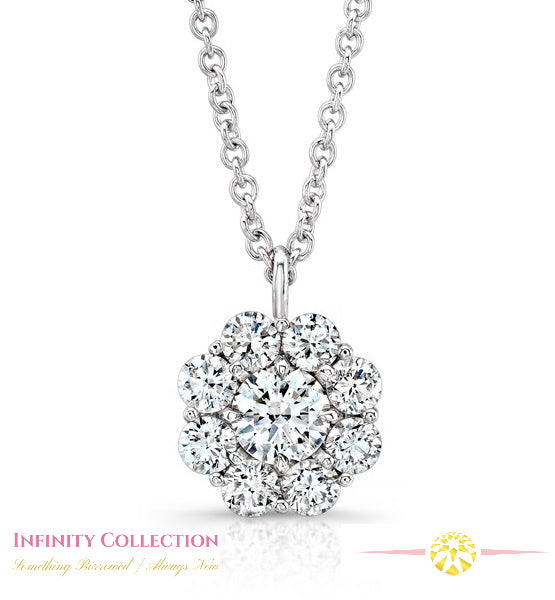 Diamond Bouquet Pendant