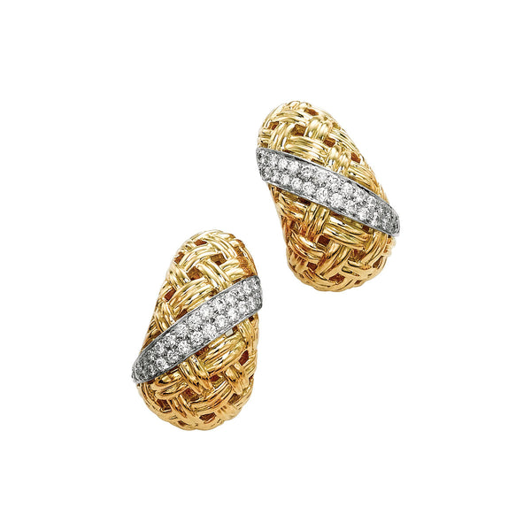 Vannerie Diamond Accent Earrings