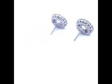 Custom Diamond Halo Earrings
